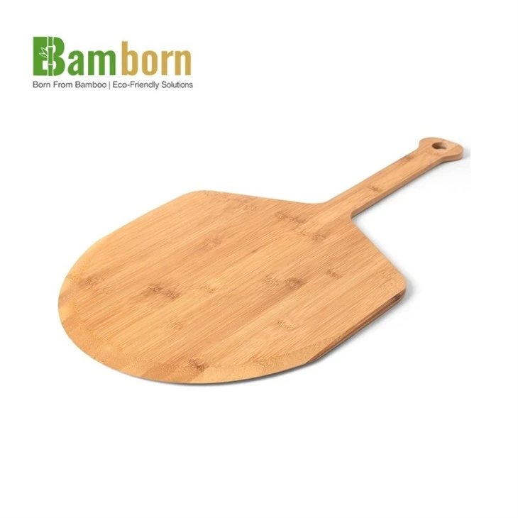 Paleta de pela de pizza de bambú